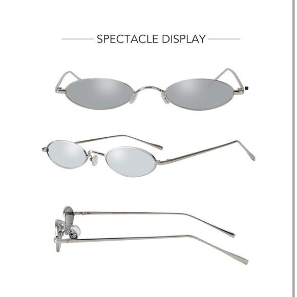 90s Small Oval Sunglasses - Picture 3 of 6